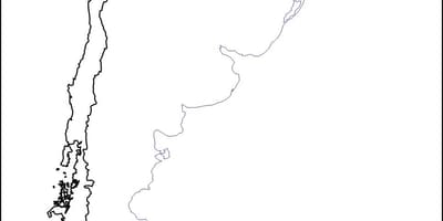 ખાલી નકશો ચિલી